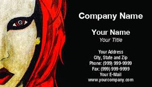 cosmetics business cards