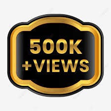 500k views badge png image 500k views
