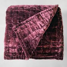 handmade midnight purple silk velvet