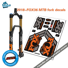 Us 11 88 12 Off 2018 Fox Factory 36 Mountain Bike Fork Stickers Mtb Speed Down Mountain Fox 36 Latest Front Fork Decals In Bicycle Stickers From