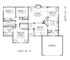 Plan 93069 Ranch Style With 3 Bed 2