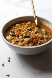 instant pot beef barley soup the