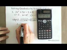 Solving Quadratics By Scientific