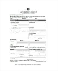 Sample Employee Requisition Form Staff Template New Hire In Gemalog