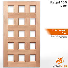 Regal 15g Solid Timber Door Crown Doors