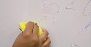cleaning crayon marks off of walls