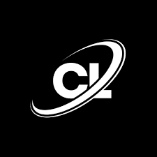 cl c l letter logo design initial