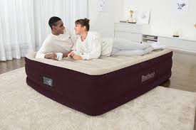 bestway maroon 20 queen air mattress