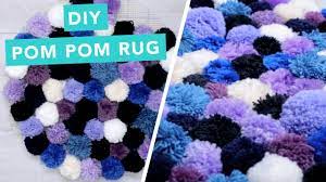 diy pom pom rug diy home decorating