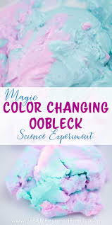 magic color changing oobleck science