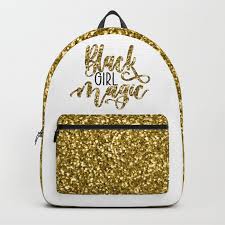 black magic glitter love backpack