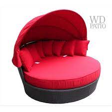 Wd Patio Tao Day Bed Red Wd Tao5403