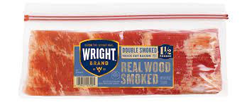 double smoked bacon wright brand bacon