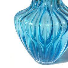 Elegant Light Blue Amphora Vase