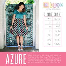 Lularoe Azure Skirt Sizing Chart This Skirt Features A Yoga