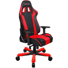 dxracer king gaming chair black red