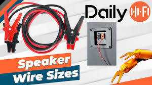 speaker wire size what gauge wire