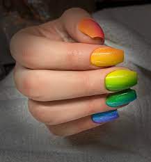 nails using opi power of hue