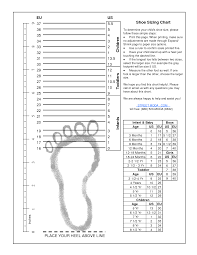 Maaji Kids Size Chart Printable Images European Shoe