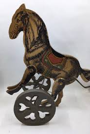 Vintage Toy Horse Moveable Circus