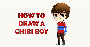 Then, make the upper lid of each eye bold and very curved so the tops of the eyes are if you're a beginner, you should look up tutorials on youtube or deviantart. How To Draw A Chibi Boy Really Easy Drawing Tutorial
