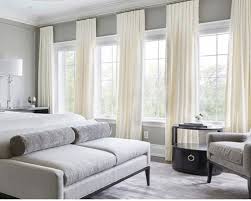 Pair Of White Velvet Curtains Bedroom