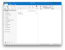 find a contact in outlook 2016 for mac
