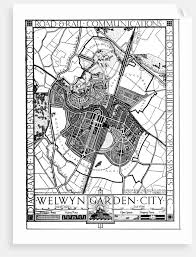 map of welwyn garden city