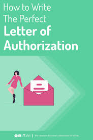 letter of authorization authority