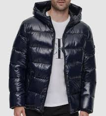 Shine Hooded Puffer Coat Jacket Size