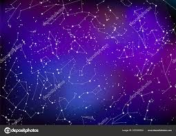 Northern Hemisphere Constellations Star Map Science