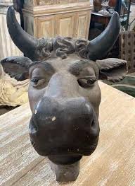 19th Century Butchers Cow Head