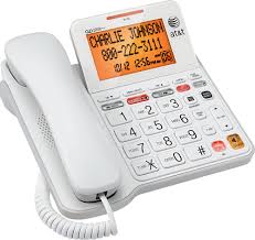 at t cl4940 corded phone with digital