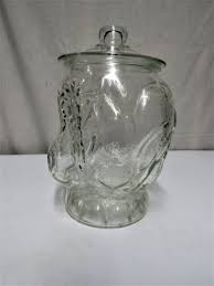 Vintage Libbey Clear Glass Hippo Cookie
