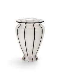 Striped Glass Vase Kirkland Museum