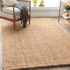 wheat natural fiber solid colored rug