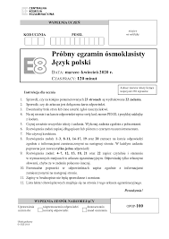 próbny egzamin ósmoklasisty 30.03.2020 - Pobierz pdf z Docer.pl