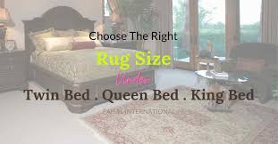 What Size Area Rug Under Queen Bed
