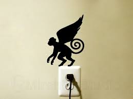 flying monkeys wall sticker