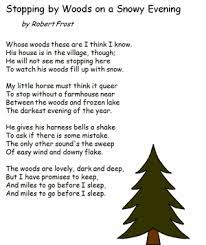 woods on a snowy evening by robert frost