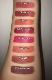 huda beauty demi mattes swatches and