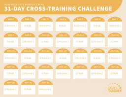 31 day cross training workout plan to