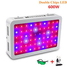 600w Led Grow Light Double Chip Led Panel With Ventilator Syste