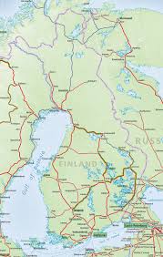 Although finland has a large population of 5.5 million people, its large area makes it the most sparsely populated country in europe. Finland Train Map Acp Rail