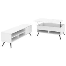 Krom 2 Piece Lift Top Coffee Table Set