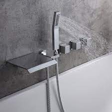 Wall Mounted Waterfall Bathtub Faucet