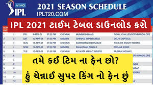 Follow sportskeeda for the latest to do that, a team must first find itself in the top four of the ipl 2021 points table. Ipl 2021 Schedule Time Table Points Table Auction Fixtures
