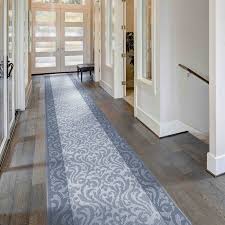 baroque light grey hallway carpet