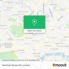 how to get to bentham house ucl in
