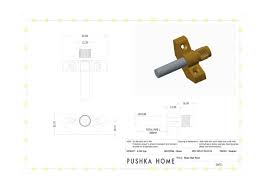 knurled carpet runner stair rods